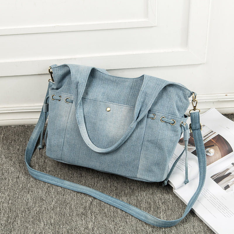 Sac en Denim Blue Edge- édition Ange Haven