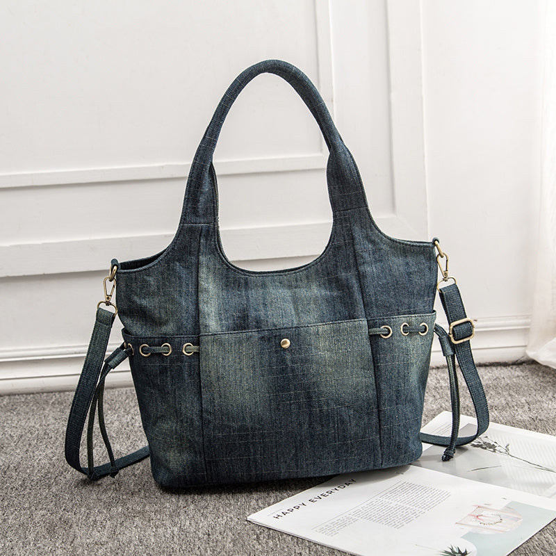 Sac en Denim Blue Edge- édition Ange Haven