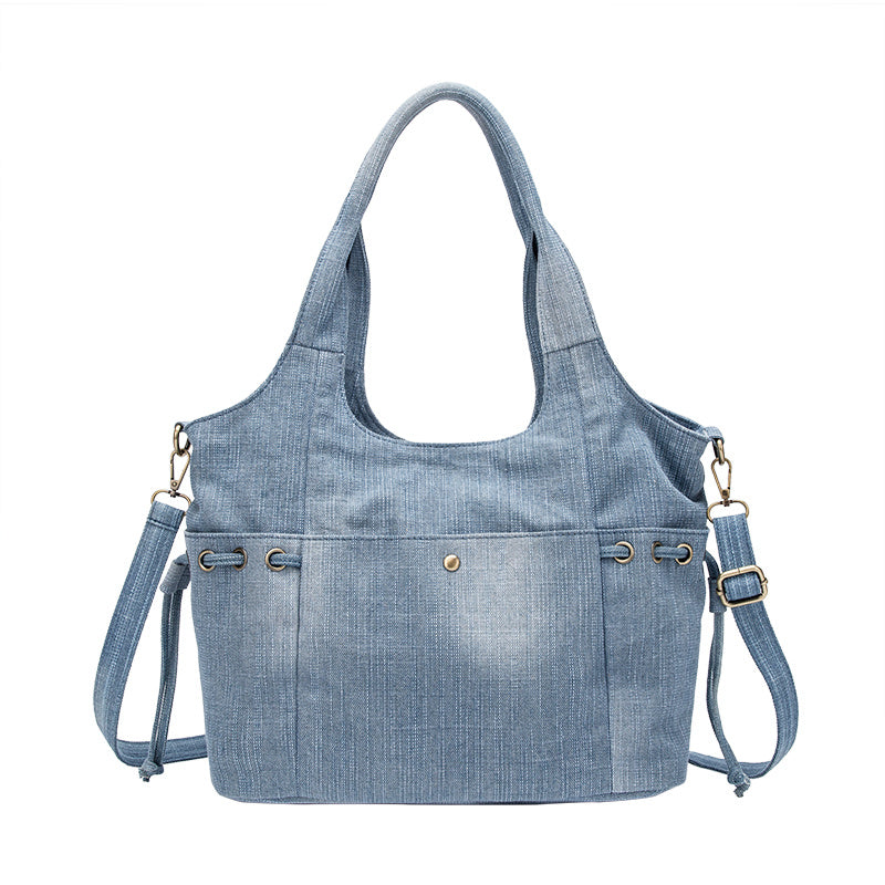 Sac en Denim Blue Edge- édition Ange Haven